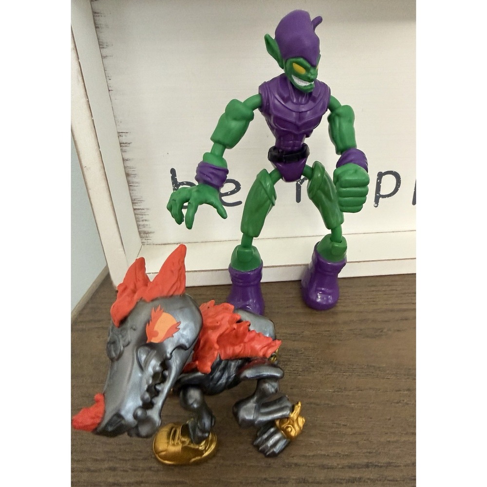 Marvel Green Goblin & Fire Beast Action Figures Lot Hasbro‎ 2019 Villains